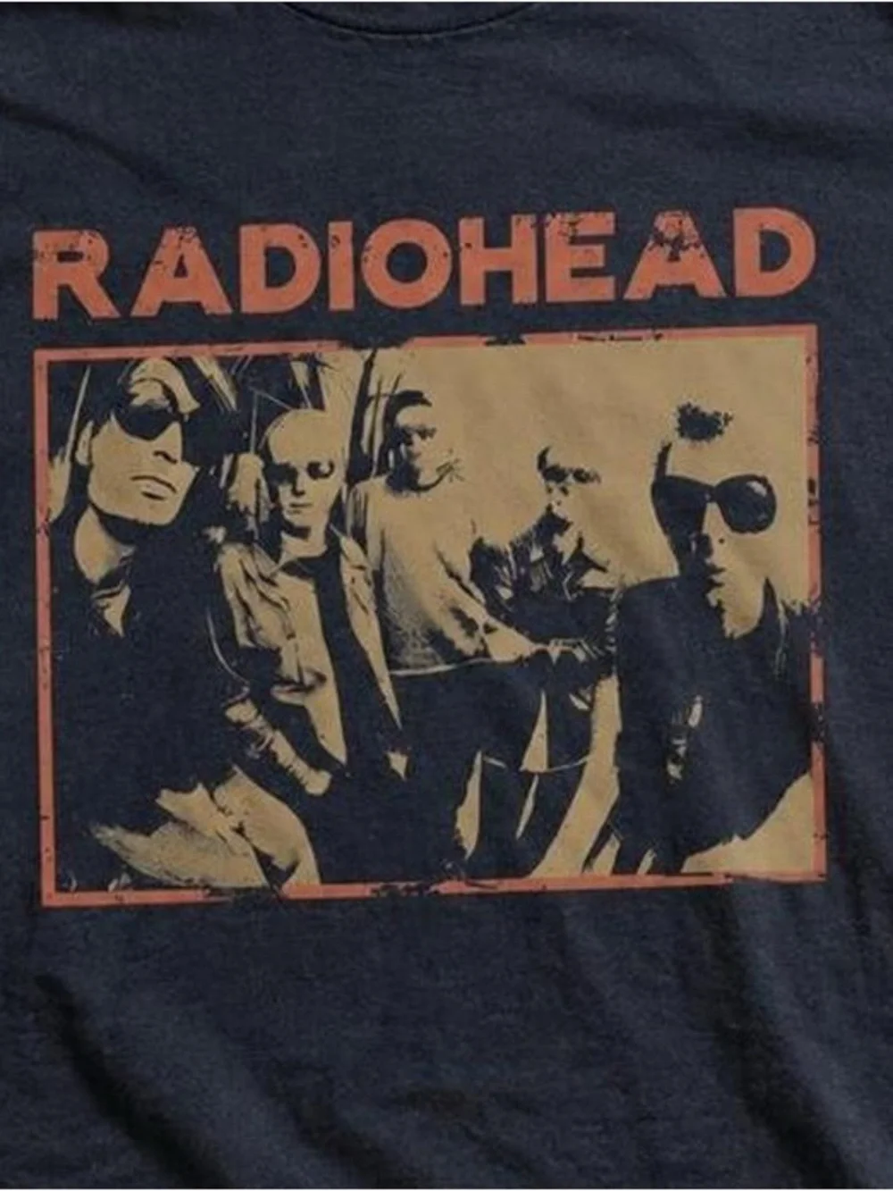Black Radiohead Band Graphic Tee